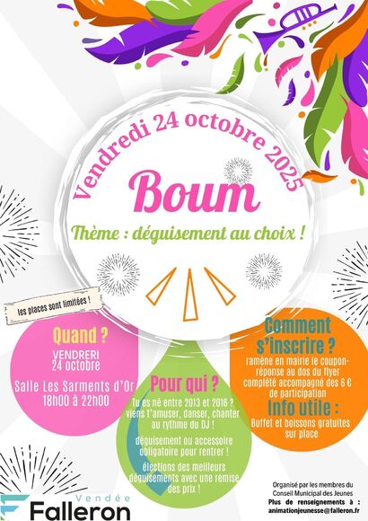 Soirée boum à Falleron
