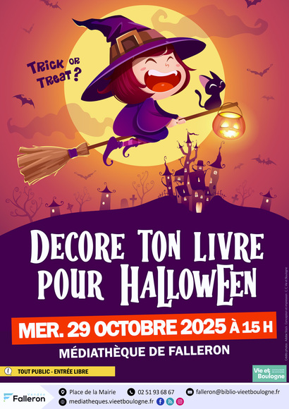 Décore ton livre pour Halloween
